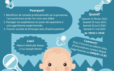 Matinées échanges et de soutien pour futures et jeunes parents